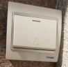 海得曼J-581P 远距离无线门铃家用呼叫器 86大面板 一拖一门铃 实拍图