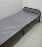 折叠床单人家用简易床加床1.2米加固午休硬板小床成人办公室铁床 两折床黑架80cm宽床头无软包 实拍图