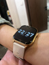 联想（Lenovo）智能手表 Watch Fit轻薄大屏血氧心率睡眠蓝牙通话健康监测穿戴运动手表手环 曜石金 男女朋友礼物 实拍图
