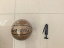 斯伯丁（SPALDING）篮球飞行员06十字型防尘吸湿皮料室内外通用7号成人青少年77-739Y 实拍图