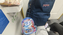 JANSPORT杰斯伯书包轻便双肩包男女旅行包简约背包电脑包学生校园 4QUE003海军蓝/藏青色-侧袋+隔层 实拍图
