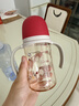 贝亲（Pigeon）PPSU双把手防胀气奶瓶240ml 猫头鹰 L号奶嘴 6月+ AA221 实拍图