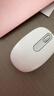 罗技（Logitech）M196 无线蓝牙鼠标 办公鼠标 笔记本商务办公家用 小巧便携 对称手型 珍珠白 实拍图