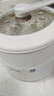 美的（Midea）电煮锅 小电锅 电蒸锅 宿舍小锅多功能锅辅食锅 1.6L学生寝室一体泡面小火锅电煮锅XZE2017 配蒸笼 实拍图