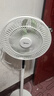 美的（Midea）【幸运草安睡1S】一级能效直流变频声控电风扇家用遥控卧室静音落地扇台式桌面抗菌大风力转页扇 实拍图