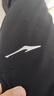 鸿星尔克针织运动裤透气男夏季新款速干吸湿梭织休闲直筒九分裤男士长裤 【梭织速干束脚裤】-正黑-2016 3XL 实拍图