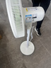 美的（Midea）【幸运草安睡1S】一级能效直流变频声控电风扇家用遥控卧室静音落地扇台式桌面抗菌大风力转页扇 实拍图
