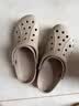 卡骆驰（CROCS）贝雅洞洞鞋男鞋女鞋轻便耐磨一脚蹬拖鞋休闲鞋百搭花园鞋|10126 卵石色-2V3 44 (280mm) 实拍图