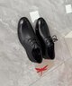 红蜻蜓真皮男鞋春夏舒适商务休闲皮鞋高级正装德比鞋婚鞋WTA7376黑色43 实拍图