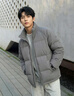 京东京造羽绒服男女情侣款鸭绒冬季保暖外套面包服加厚短款石墨灰 L 实拍图