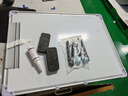 京宏45*60cm双面白板写字板商用磁吸板小白板墙贴黑板办公用记事板看板小黑板儿童家用教学可擦写画板 实拍图