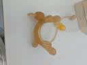 新安代婴儿牙胶纳米银牙胶防吃手神器磨牙咬棒宝宝硅胶玩具可水煮 纳米银抗菌-小兔牙胶+防丢链 实拍图