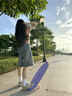 巴尔卡 balkaK9陆地冲浪板滑板成年人专业陆冲板儿童男女生四轮初学者路冲板 【热销】紫鸢-【材质升级 终身质保】 【K9】32寸（浅脚窝 进阶款）推荐1.6m以上 实拍图