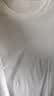 德玛纳【含呼吸感桑蚕丝】夏季设计感宽折边开叉打底衫短袖宽松女式t恤 实拍图