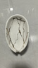 优勤（YOUQIN）肥皂盒免打孔沥水陶瓷香皂盒收纳置物架家用卫生间 椭圆流水皂碟-白色 实拍图
