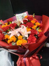 幽客玉品母亲节鲜花速递康乃馨百合花束送妈妈长辈生日礼物全国同城配送 19朵红色康乃馨百合花束 实拍图