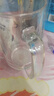 新款玻璃杯商务防爆把手大容量手柄办公室泡茶水杯防摔男女杯子 活动商务黑【两款随机发】 500ml 实拍图