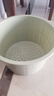 福爱家泡脚桶加厚大号洗脚盆加深洗脚桶足浴桶足疗桶泡脚盆塑料桶水桶 实拍图