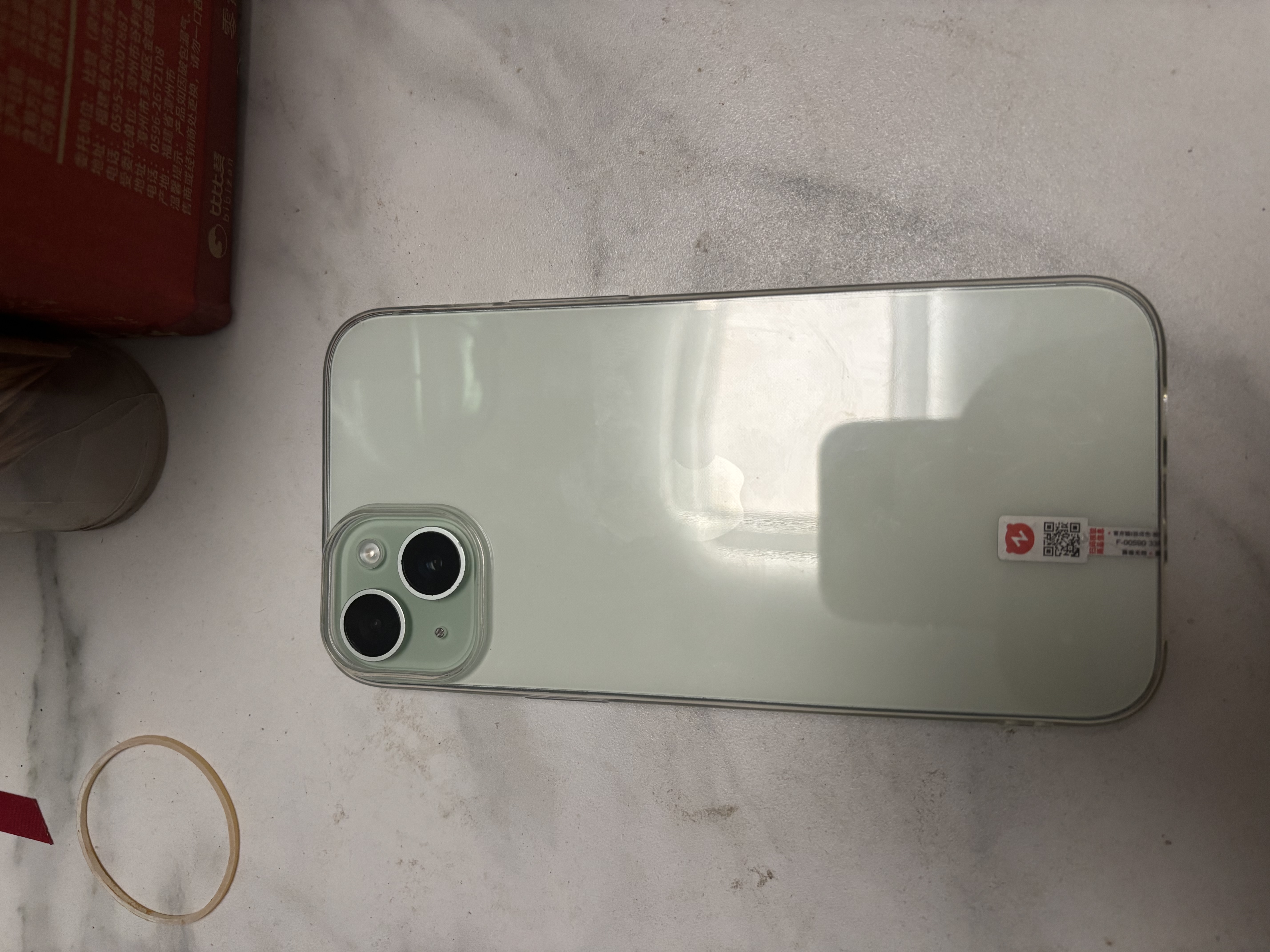 ESCASE 苹果15Plus手机壳iPhone 15Plus保护套透明超薄防摔TPU软壳简约时尚网红潮款男女全透明 实拍图