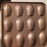 法焙客（FOR BAKE） 烘焙模具12连贝壳蛋糕烤盘金色不粘玛德琳模贝壳甜甜圈模 实拍图