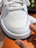 adidas ENTRAP美式校园风运动少年感复古篮球风板鞋男女阿迪达斯   白色/暗银金属/树脂黄   42.5 实拍图