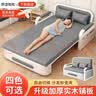 雷扬折叠沙发床两用小户型布艺伸缩床客厅阳台多功能床2024新款 【0.82m储物款】7cm海绵-灰色 实拍图