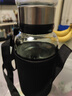 【送杯套】大容量加厚玻璃杯子便携杯茶水分离带杯套泡茶水杯 透明 1000ml吨吨桶 1只装 实拍图