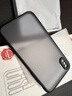 暴走 适用苹果x/xs手机壳 iPhoneX/XS保护套镜头全包防摔防指纹魔方硅胶直边撞色透明磨砂男女款黑 实拍图