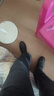 红蜻蜓皮鞋男乐福鞋大众平底套脚懒人鞋商务休闲男鞋 WTA122671 实拍图