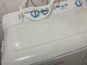 海尔（Haier）半自动双桶双缸洗衣机 12KG大容量  强力去污洗大件 一级能效家电国家补贴以旧换新 XPB120-81D2 实拍图