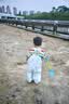 渔多多儿童连体赶海服雨鞋雨裤一体涉水服幼儿园赶海沙水服 实拍图