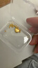 洲足金999金珠黄金小金珠金豆古法金珠DIY配件散珠隔珠路路通转运珠 3mm金珠  合单满 0.16g 包邮 多颗混发约0.06g 实拍图