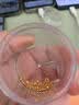 洲足金999金珠黄金小金珠金豆古法金珠DIY配件散珠隔珠路路通转运珠 3mm金珠  合单满 0.16g 包邮 单颗约0.01g 实拍图