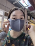 新款防晒口罩女夏季防护紫外护眼角透气孔面罩高颜值冰丝脸罩 高级灰-带孔 1个 【实惠装】 实拍图