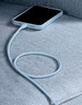 ANKER安克 充电线苹果【MFI认证】iphone12/13/14手机充电器亲肤type-c转lightning快充数据线 1.8m蓝 实拍图