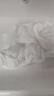 米宝儿（MIPP）儿童袜子春薄款精梳棉纯色棉袜夏网眼白袜男孩女童学生吸汗小朋友 白色 -617全网眼短筒袜- 6双 9-12岁 脚长20-22cm 参考鞋码33-36 实拍图