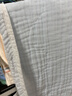 babycare婴儿纱布浴巾新生儿儿童宝宝专用大尺寸抗菌盖毯毛巾包裹巾纱巾 【性价比优选】晴川蓝-7A抗菌 70x70cm 实拍图