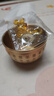 纯手工老师推荐黄铜零钱缸米缸聚宝盆摆件喜庆吉祥家居装饰品 送5枚铜钱+8枚元宝【百福缸7.5cm款】马年马上有财 实拍图
