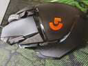 罗技（G） G502 HERO主宰者 有线鼠标 游戏鼠标  g502hero  可配重HERO引擎 礼盒送男友 RGB炫彩灯光 G502H+黑金防滑贴 实拍图