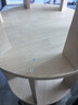 林之语实木旋转书架360度书柜置物架落地一体靠墙移动学生转角立式书架 【店长热卖】44*197.8CM樱桃木色 实拍图