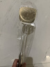 九鼎铸匠【旗舰店】炒锅老式生铁铸铁无涂层炒菜不易粘锅家用电磁炉燃气用 平底 推荐1-2人 玻璃盖无耳 30cm 赠：茶色锅盖+锅铲 实拍图