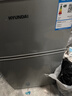现代（HYUNDAI）（韩国现代）小冰箱迷你小型家用冷藏冷冻宿舍出租房办公室双开门二门电冰箱节能省电 68L银【店铺爆款+节能省电】 实拍图