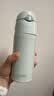膳魔师（THERMOS）保温杯400ml男女士不锈钢保冷杯水杯子吸管杯TCMI-400S GR 实拍图