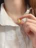 老凤祥黄金项链女足金四叶草纯金吊坠生日情人节礼物送女友老婆 【今/次日达】足金吊坠约0.3g*礼盒*贺卡 实拍图