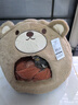华元宠具（hoopet）猫窝保暖封闭式安全感小猫躲避屋宠物窝冬天猫窝冬季猫屋猫咪床垫 实拍图