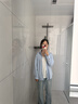 小匠材亚克力软镜子贴墙自粘穿衣镜全身镜宿舍家用试衣镜宿舍镜子60*150 实拍图