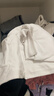 京东京造10A抗菌长袖t恤男卫衣打底衫衣服小白T男装春季宽松休闲白色S 实拍图