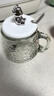玻璃杯带盖勺小熊杯高颜值杯子办公室家用咖啡杯网红爆款水杯 2只装小熊杯（带勺子）270ml 实拍图