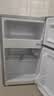 现代（HYUNDAI）（韩国现代）小冰箱迷你小型家用冷藏冷冻宿舍出租房办公室双开门二门电冰箱节能省电 58L银【日销过百+租房必备】 实拍图