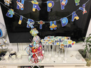 仕彩 儿童生日卡通举手牌宝宝周岁创意氛围拍照道具派对装饰品布置蓝 实拍图